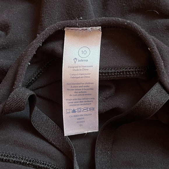 Ivivva Leotard, Black, Big Girl 10, USED - Picture 7 of 11